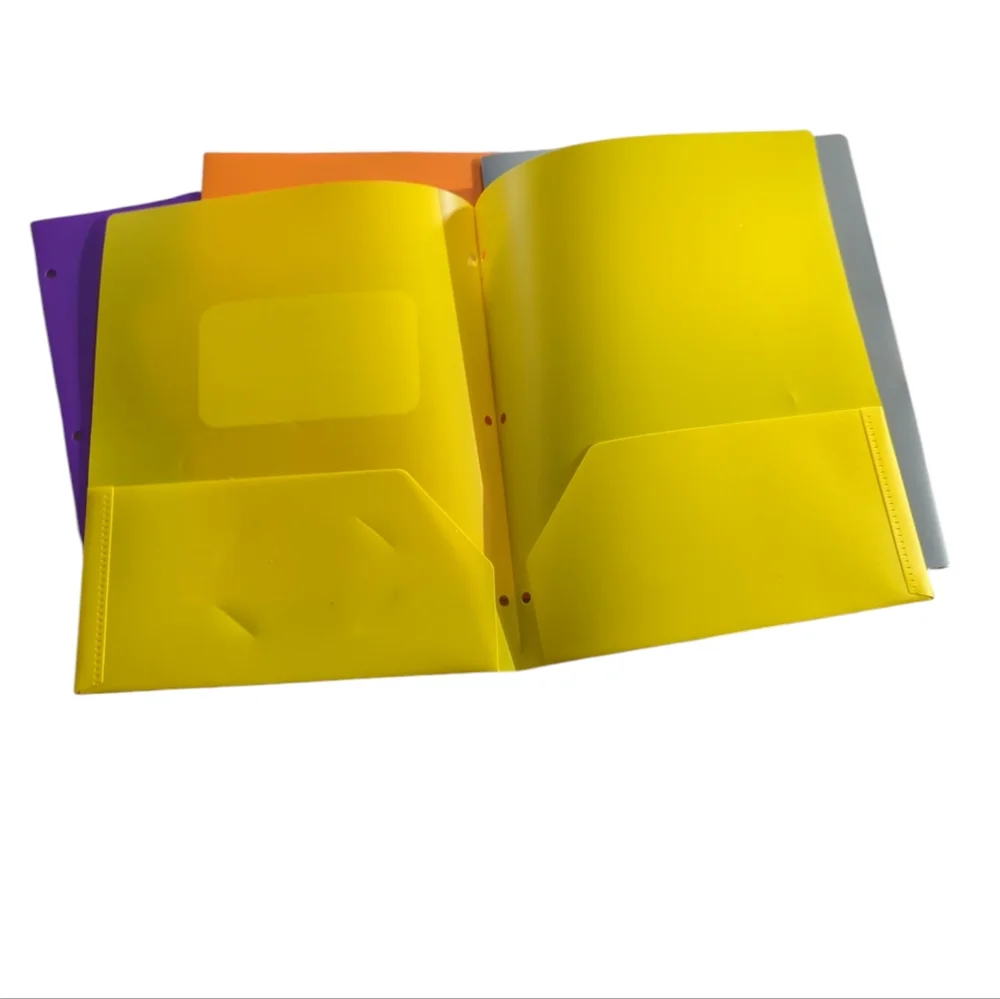 Up & Up 2-Pocket Portfolios Set Of 4 Brand New.
